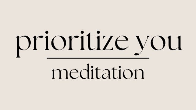 Say Yes to Yourself Meditation