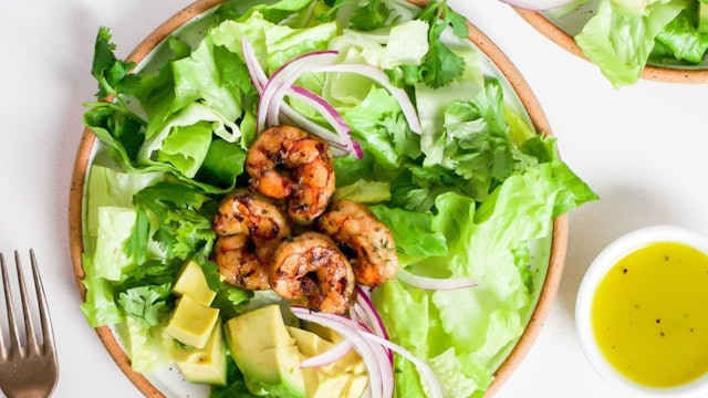 Jerk Shrimp Salad
