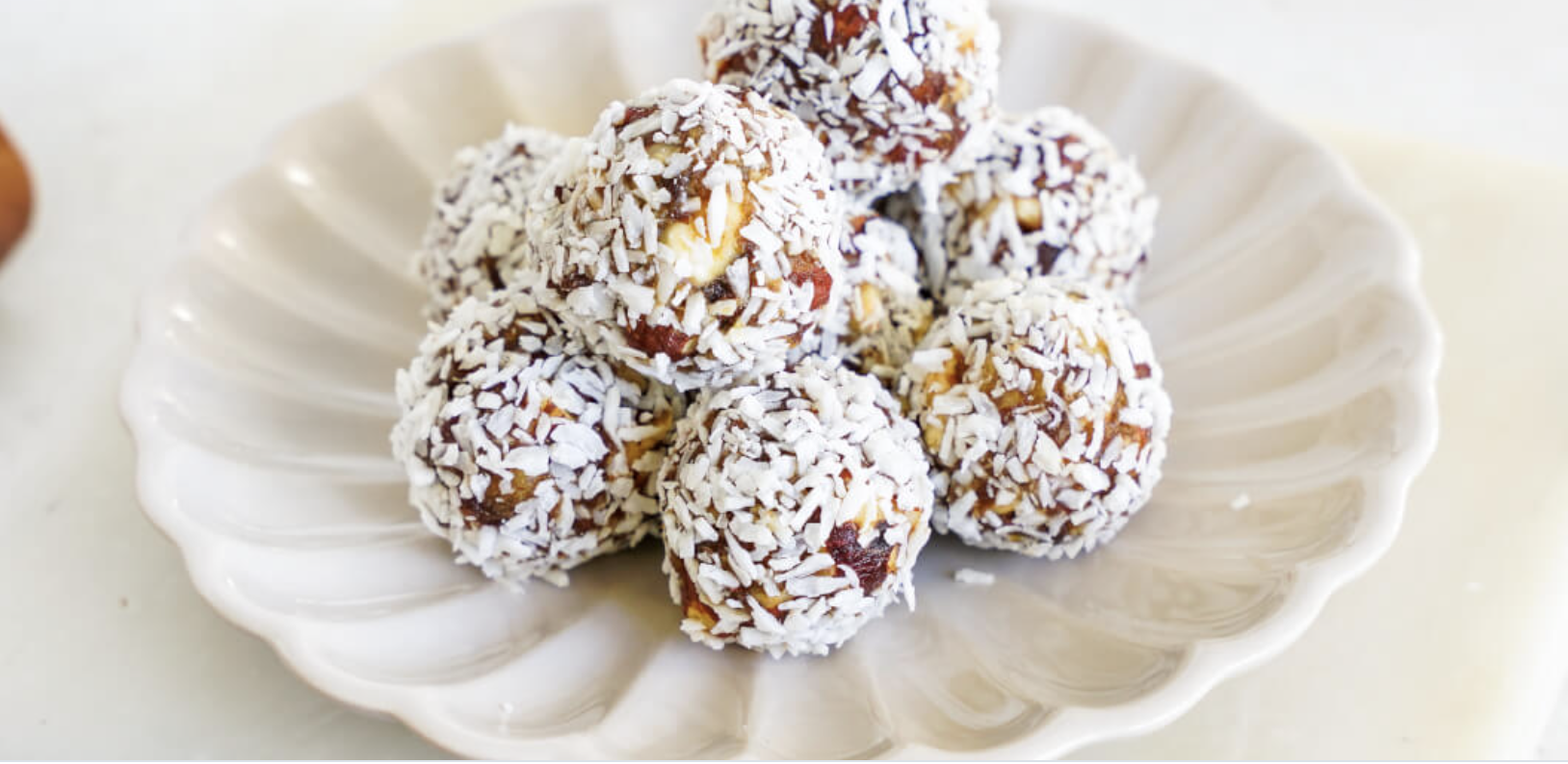 Hazelnut Coconut Energy Balls