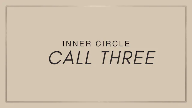 CALL 3: shaep inner circle