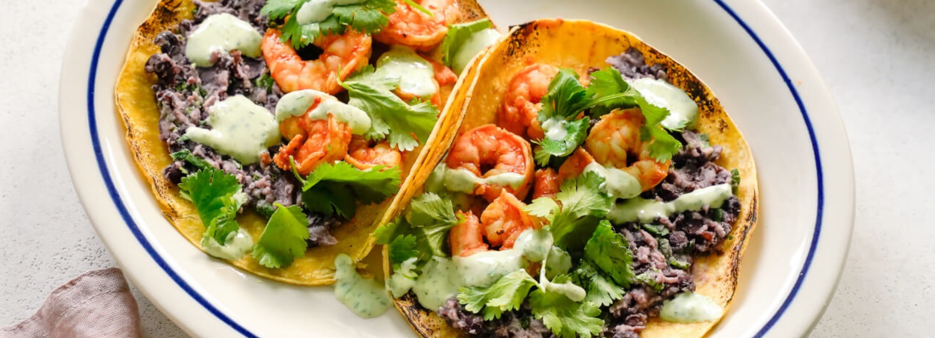 Shrimp & Black Bean Tacos