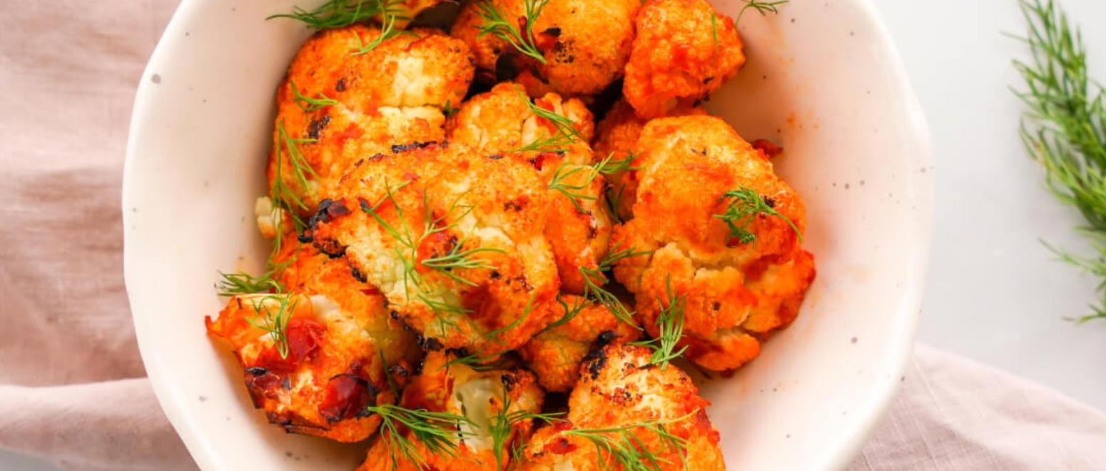 Harissa Roasted Cauliflower