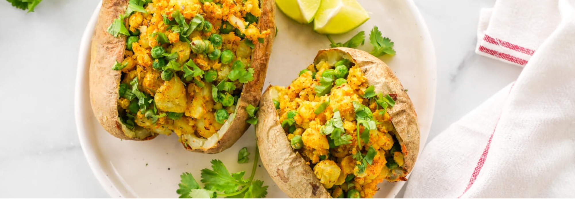 Samosa Style Baked Potatoes