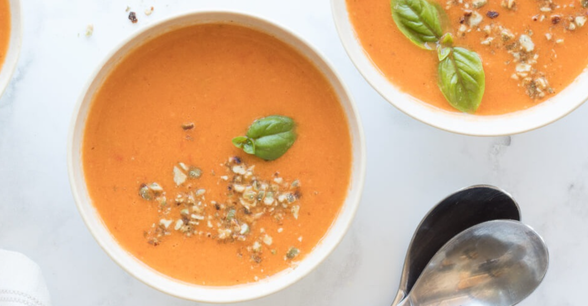 Cream of Tomato & Garlic Soup