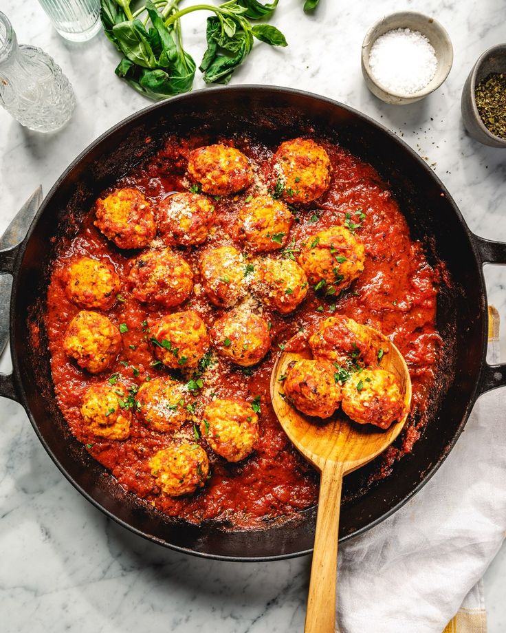 Hailey Bieber Chicken Meatballs