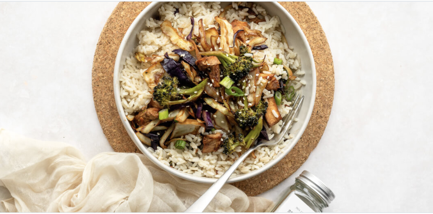 Sheet Pan Teriyaki Chicken Veggies with Rice
