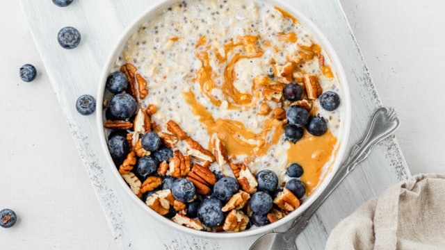 Blueberry Vanilla Protein Oats