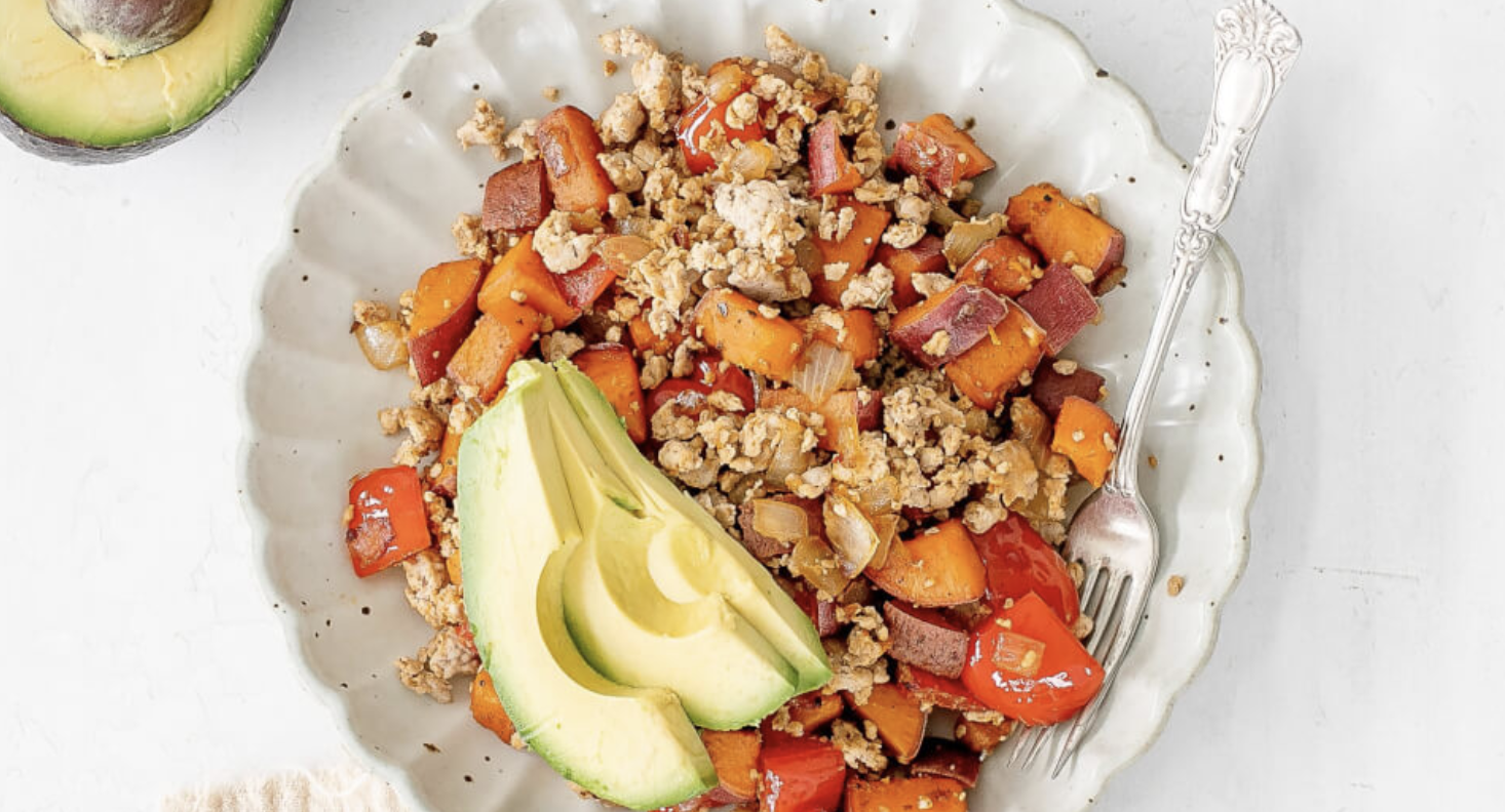 Sweet Potato Turkey Hash