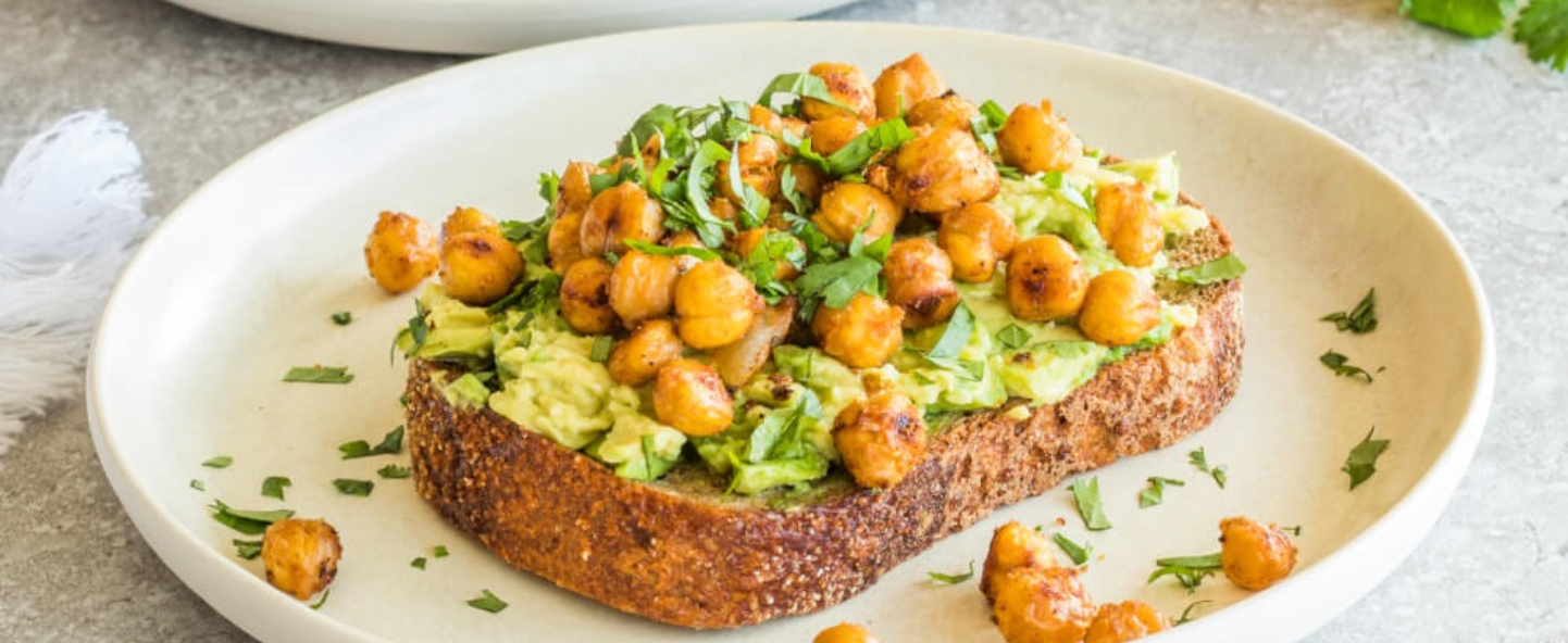 Crispy Chickpea & Avocado Toast