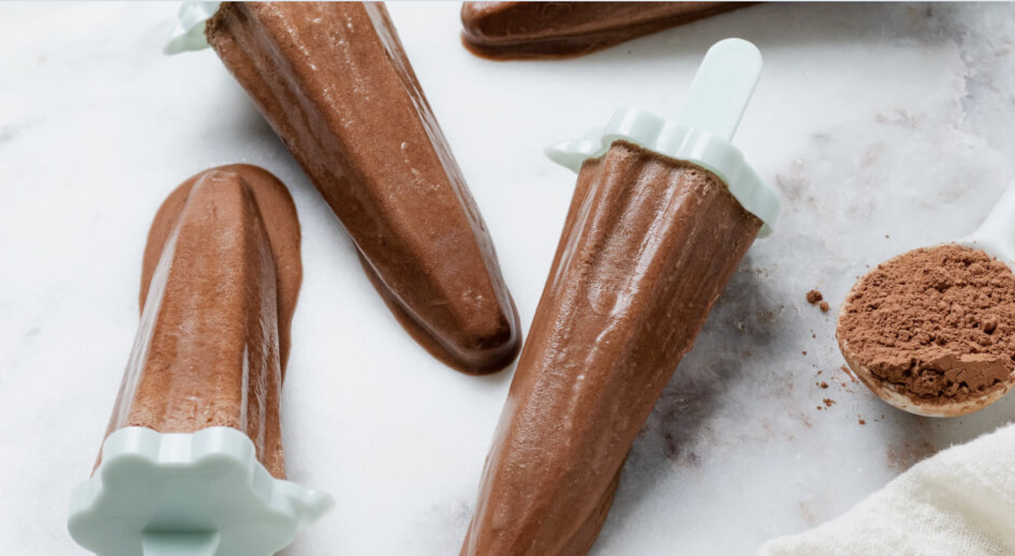 Chocolate Coconut Popsicles