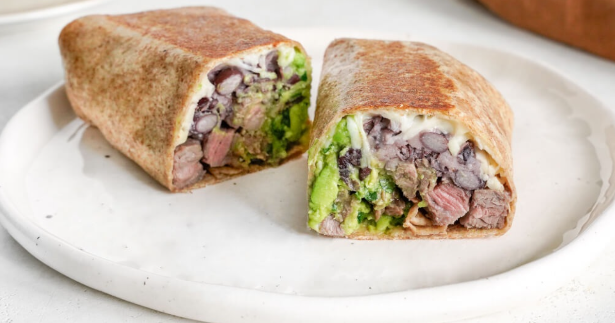 Steak & Black Bean Burrito