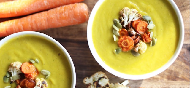 Creamy Cauliflower Carrot Soup