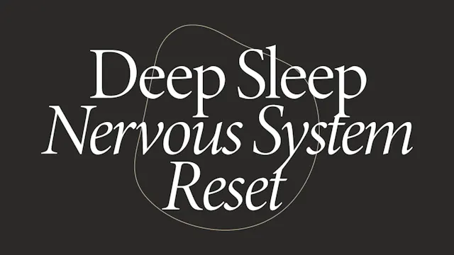 Wednesday: Breathwork: Deep Sleep Ner...