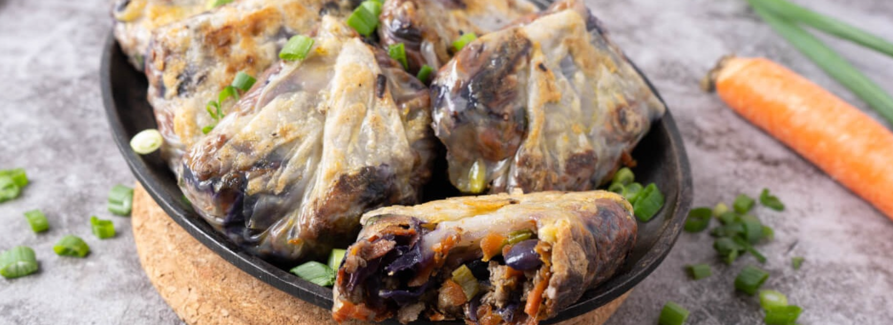 Pork Cabbage Rice Paper Dumplings