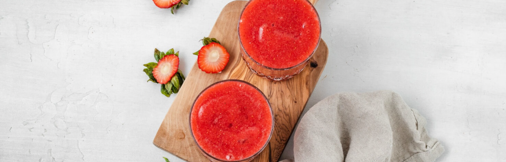 Strawberry Mint Slushie