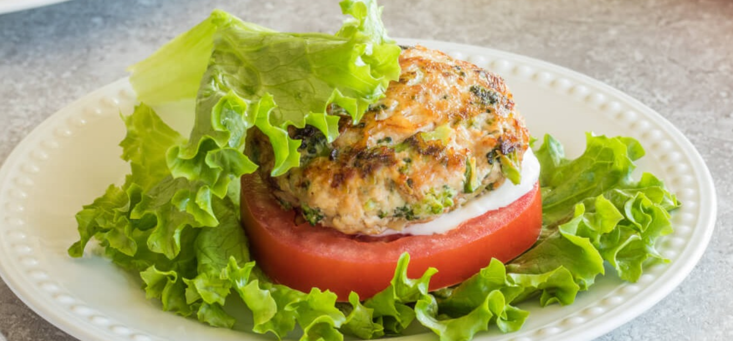 Lettuce Wrap Chicken & Broccoli Patties
