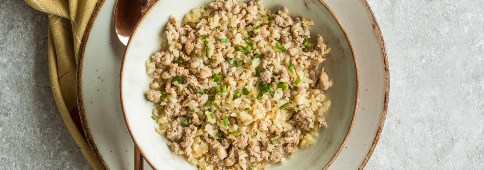 Sausage & Cauliflower Skillet