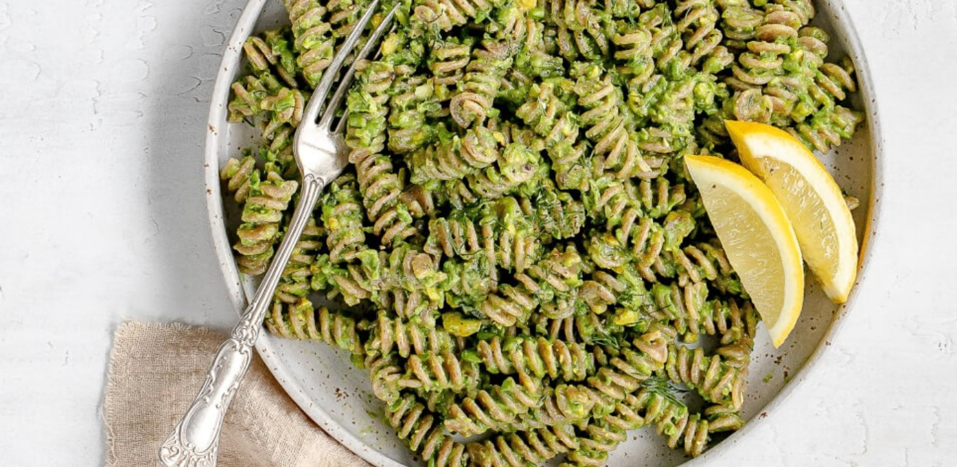 Spring Pea & Mint Pesto Pasta