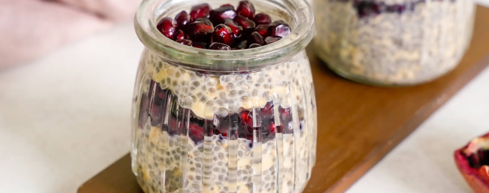 Chai & Pomegranate Overnight Oats