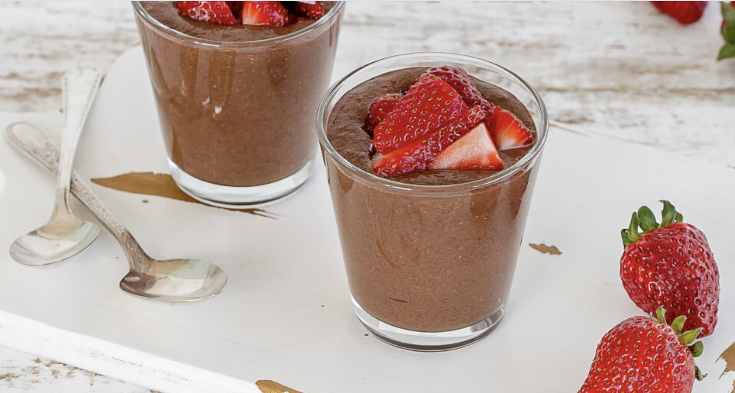 Chocolate Protein Overnight Oats with- Blueberries
