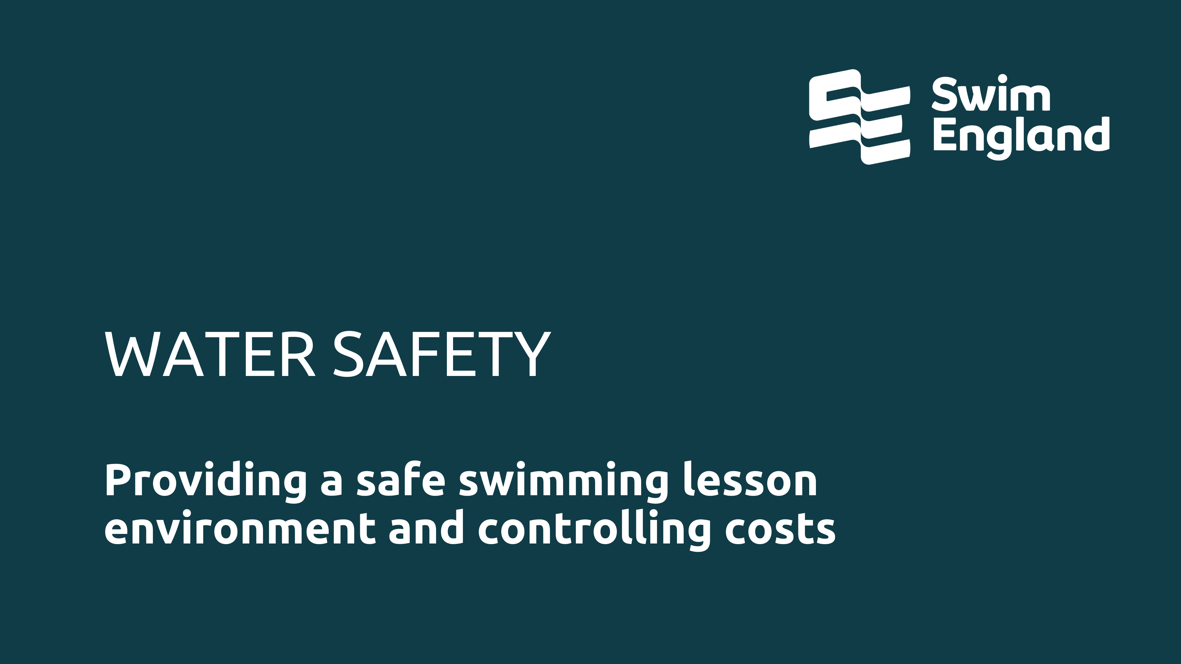 Providing a safe swimming lesson environment and controlling costs