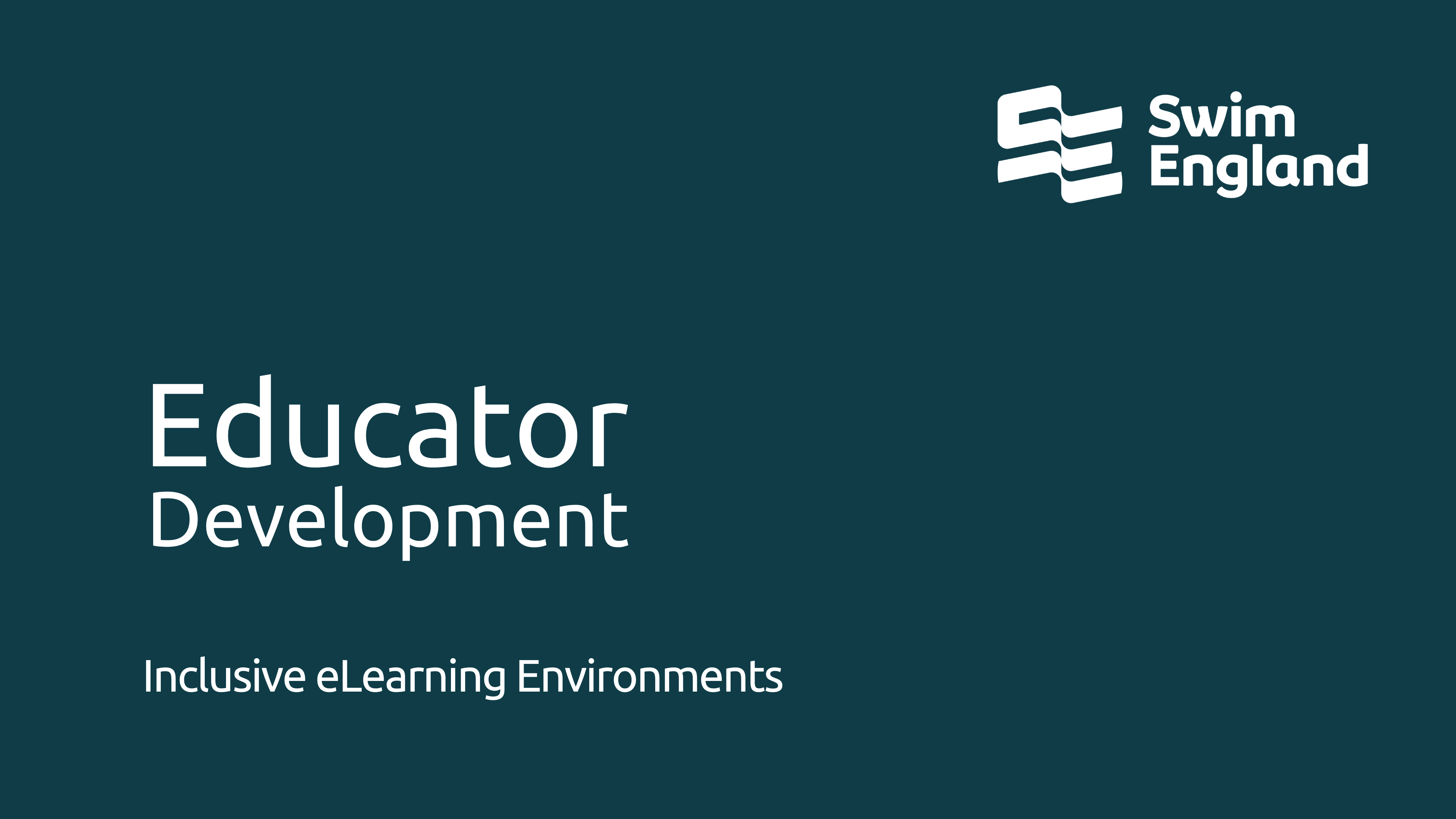 Inclusive eLearning Environments