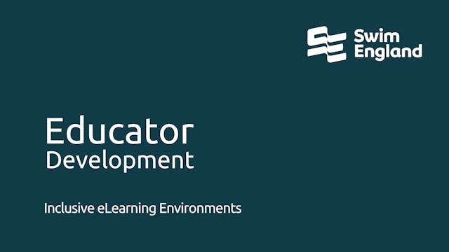 Inclusive eLearning Environments