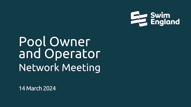 Pool Owner and Operator Network - 14 ...
