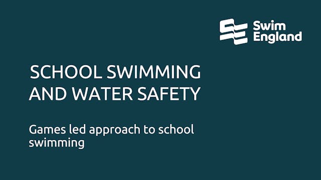 Games led approach to school swimming