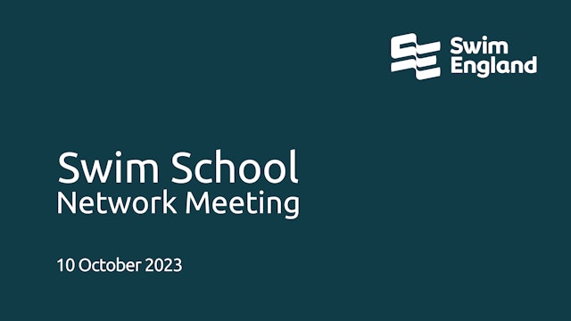 Swim School Network 10th October 2023
