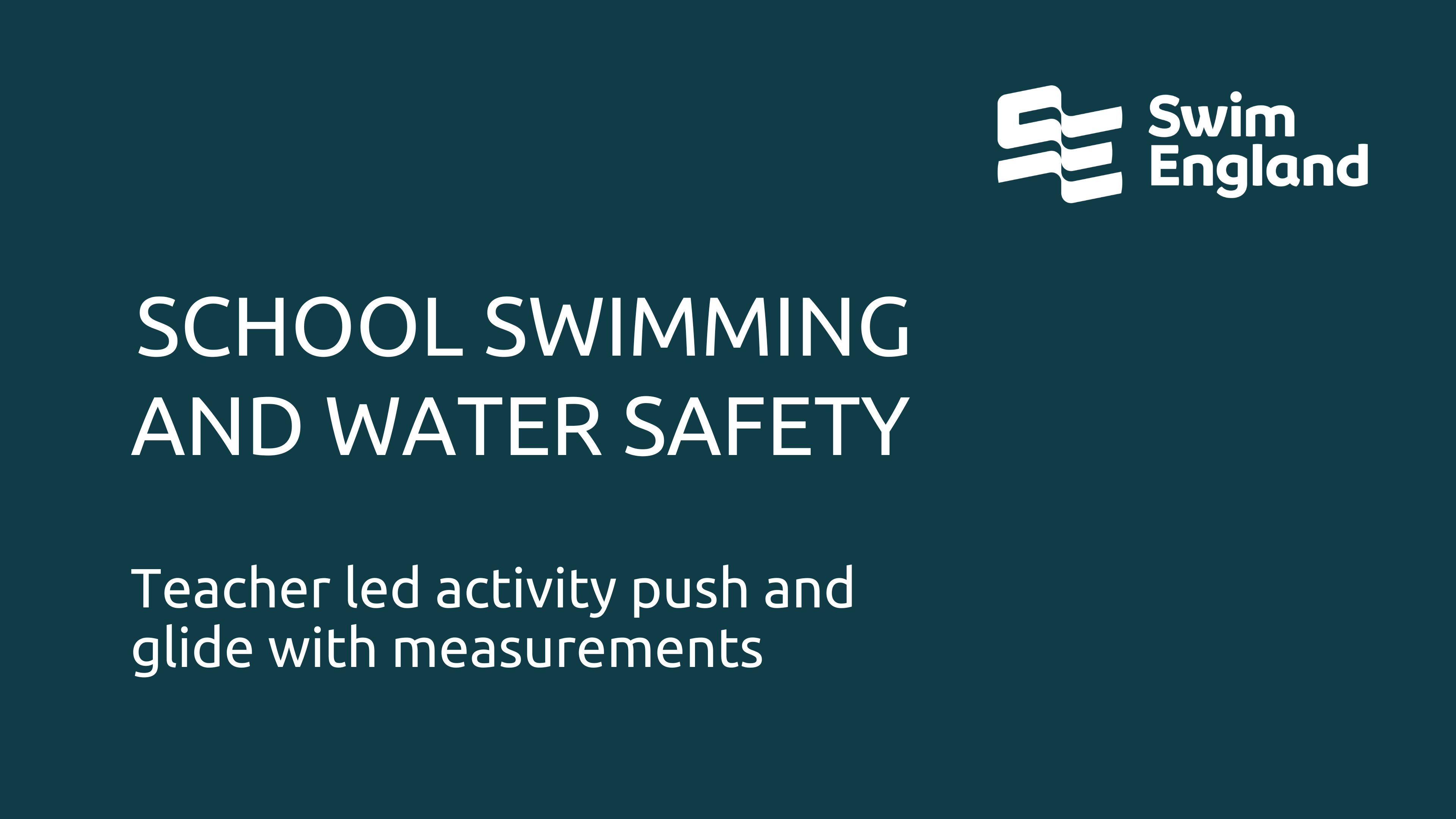 Teacher led activity push and glide with measurements