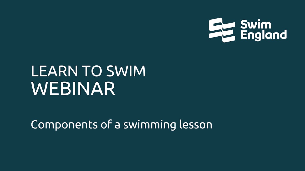 Components of a swimming lesson Swim England