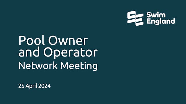 Pool Owner and Operator Network - 25 ...