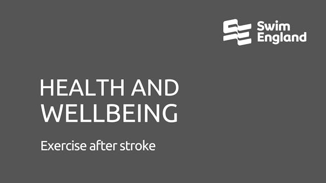 Exercise after stroke