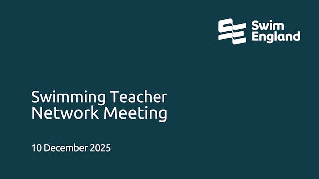 Swimming Teacher Network 10 December ...