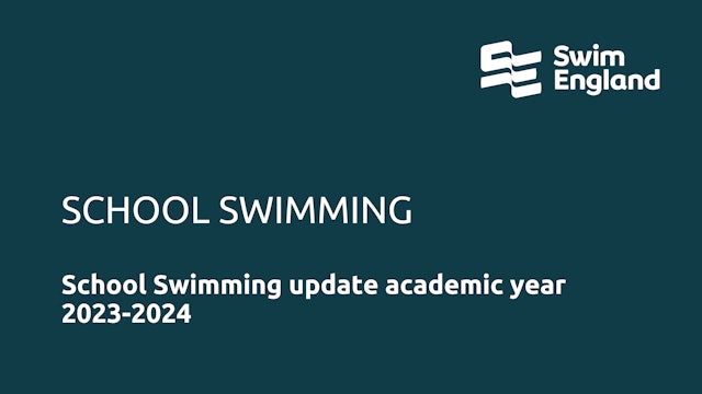 School Swimming Update Academic Year 2023 to 2024