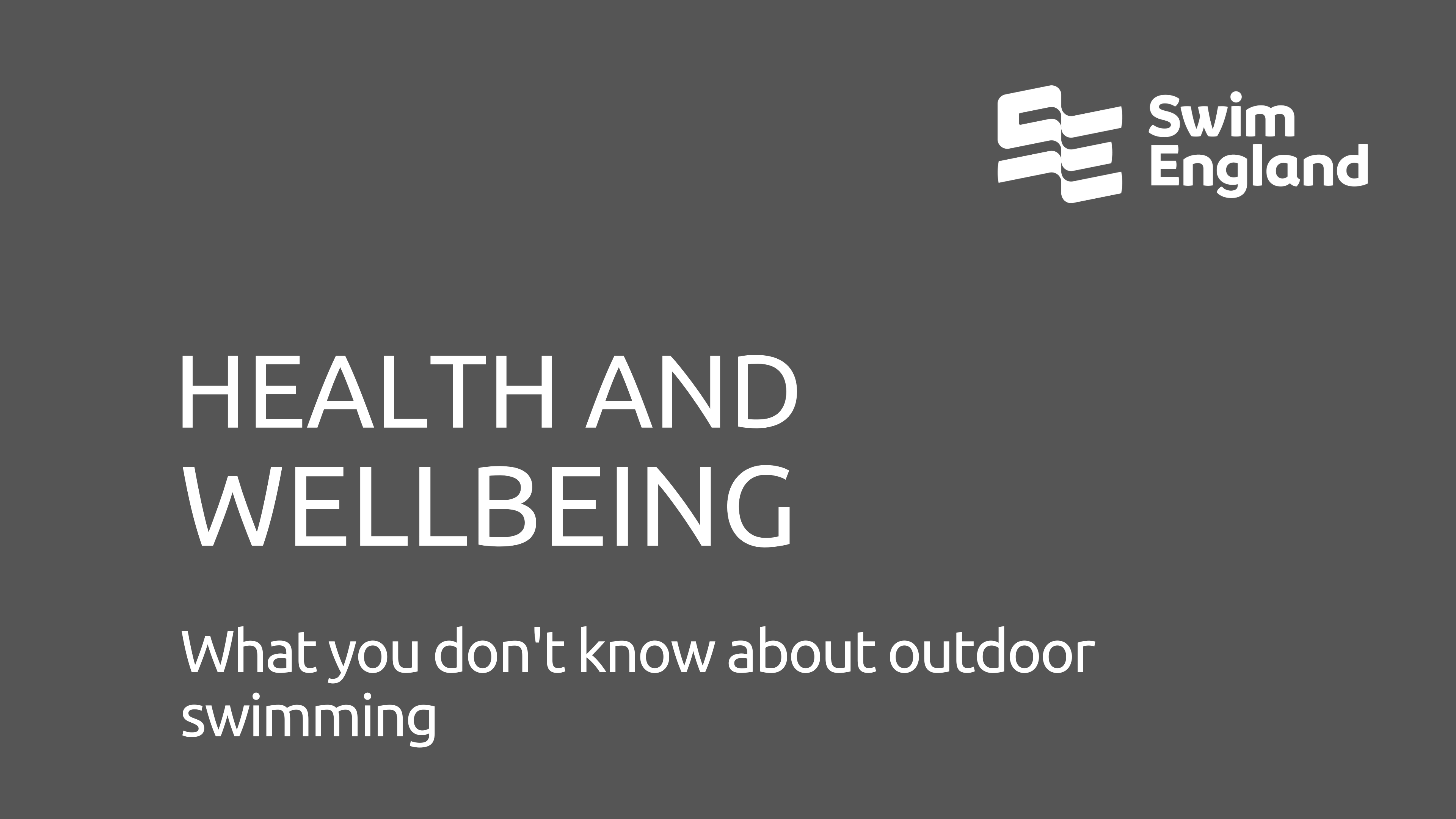 What you don't know about outdoor swimming