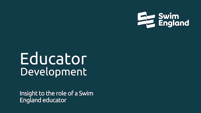 Insight into the role of a Swim England educator