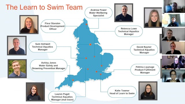 The Learn to Swim team & its frameworks