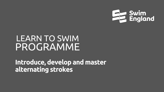 Introduce, develop and master alternating strokes