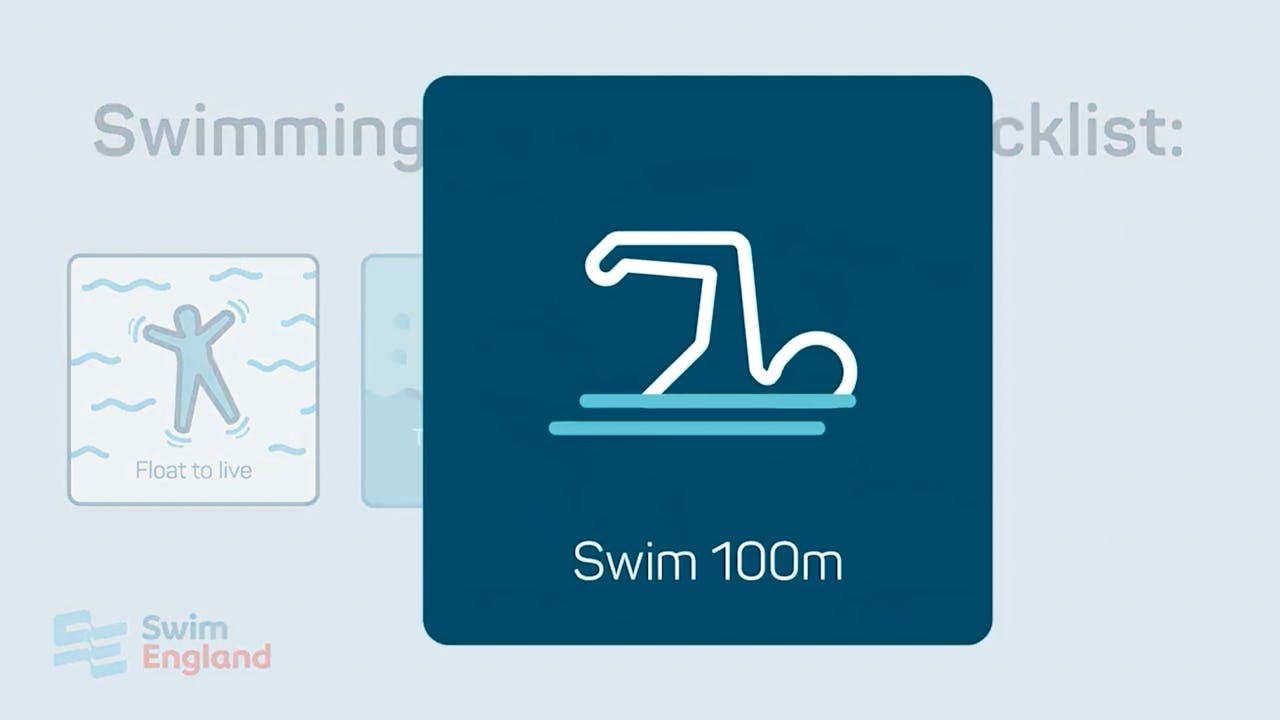 Competency Swim 100 metres Swim England