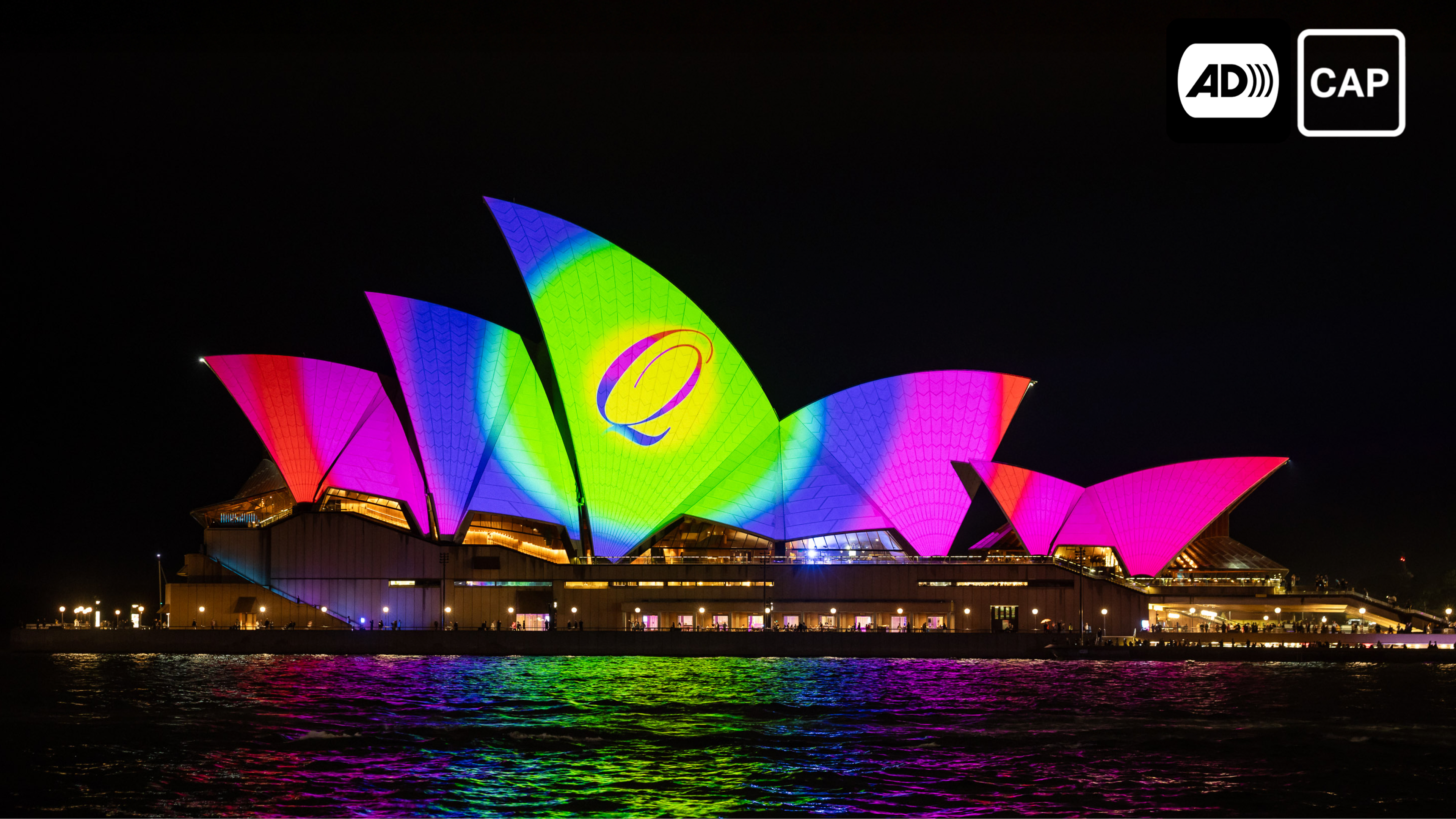 Lighting of the Sails 2025: Kiss of Light by David McDiarmid - Audio Described