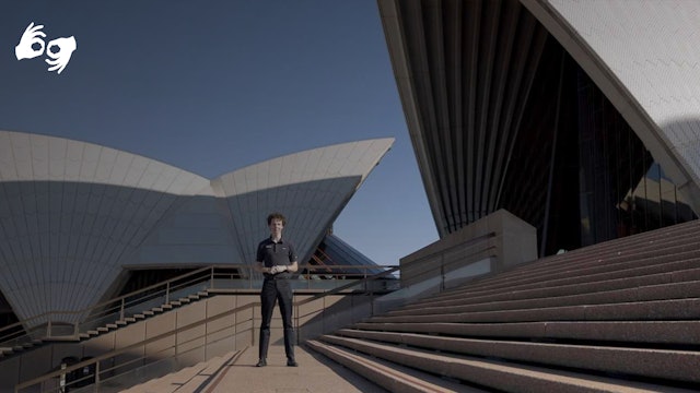 Take a guided backstage tour of the Sydney Opera House (Auslan)