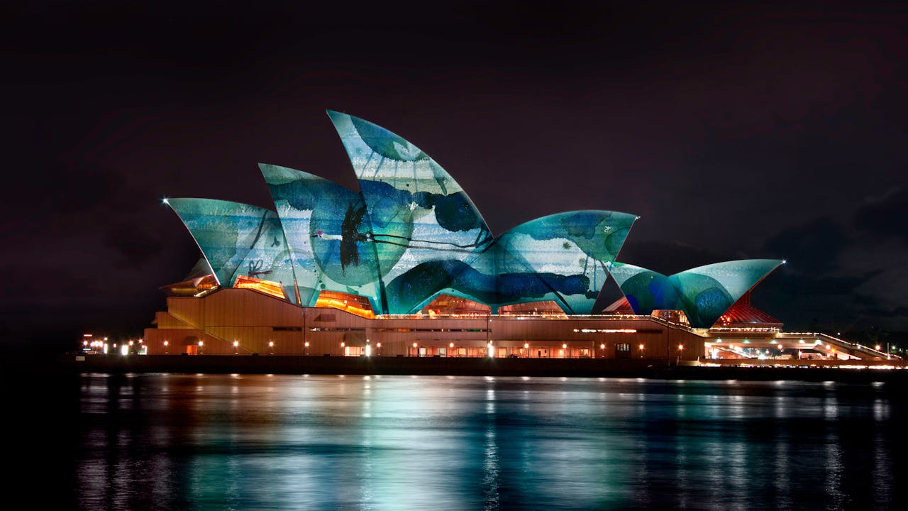 Lighting Of The Sails 2023: Life Enlivened By John Olsen And Curiious 