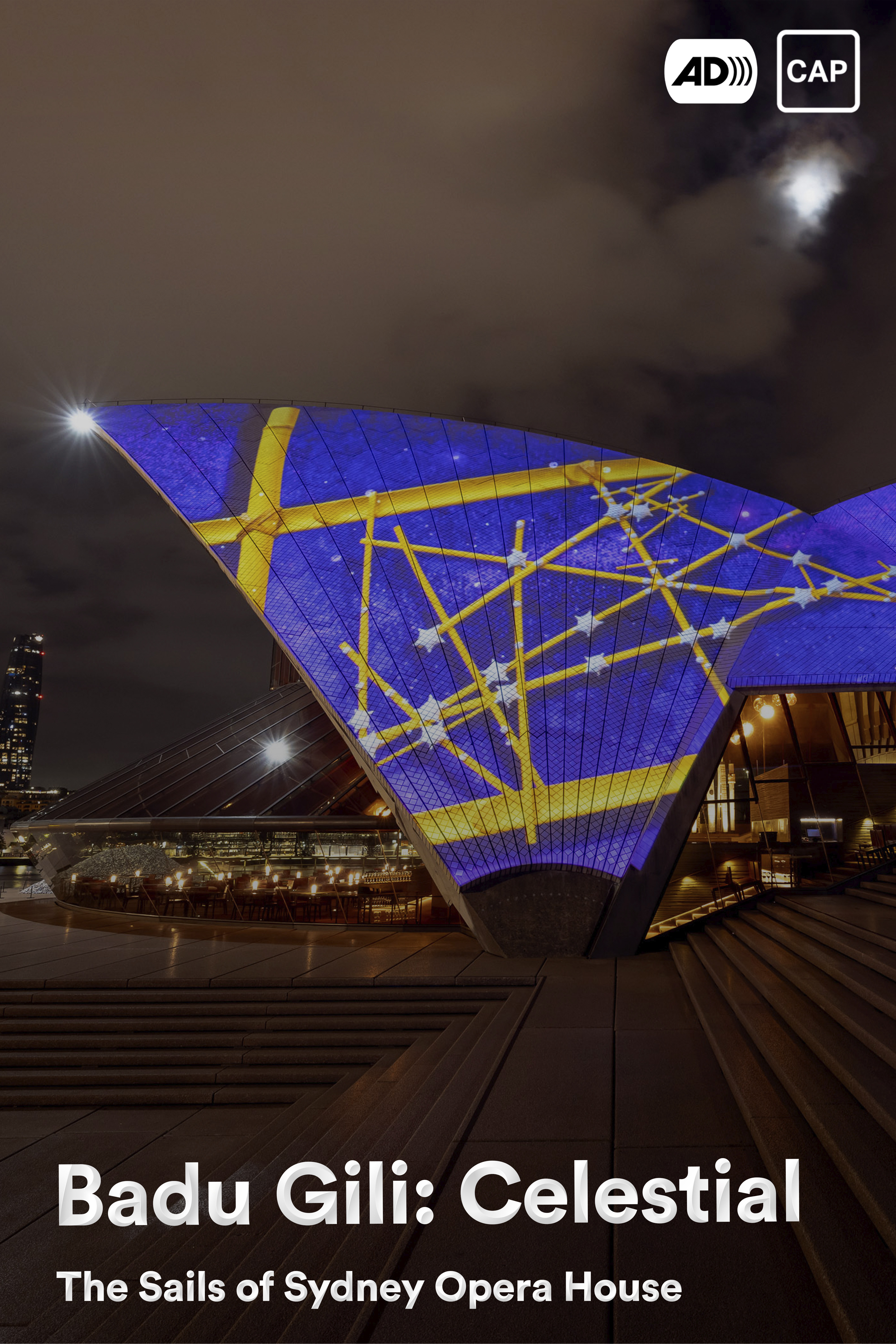 Badu Gili: Celestial - The Sails of Sydney Opera House (2023) Audio Described