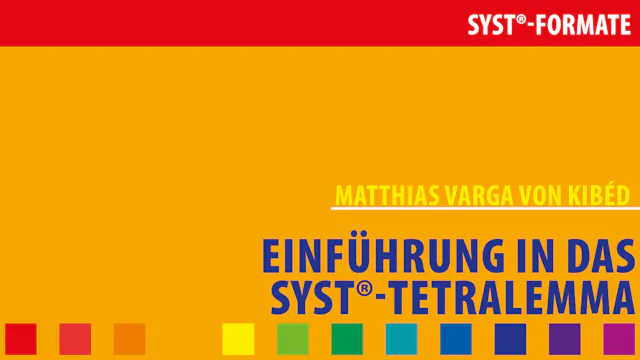 Einführung in das SySt®-Tetralemma