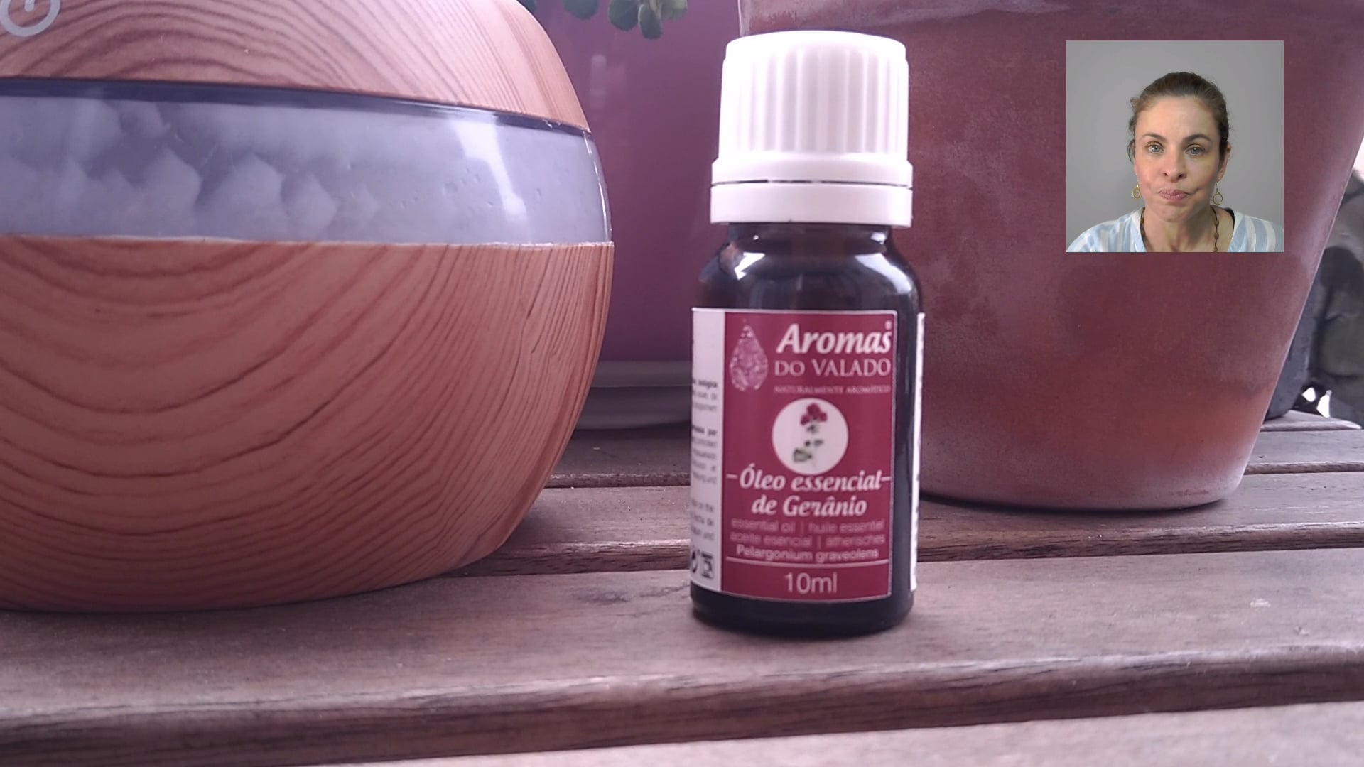 Óleo essencial de geranio