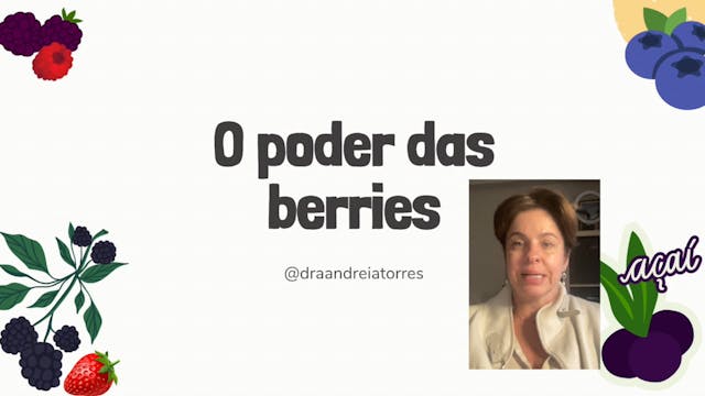 Absorção de polifenois das berries