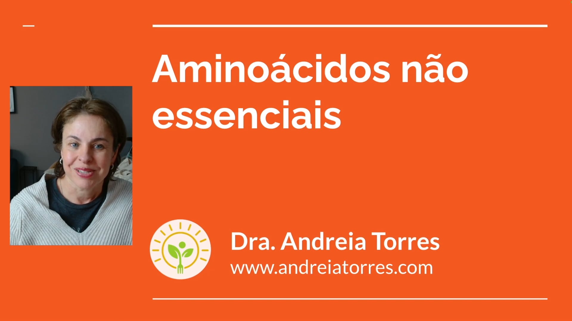 aminoácidos não essenciais