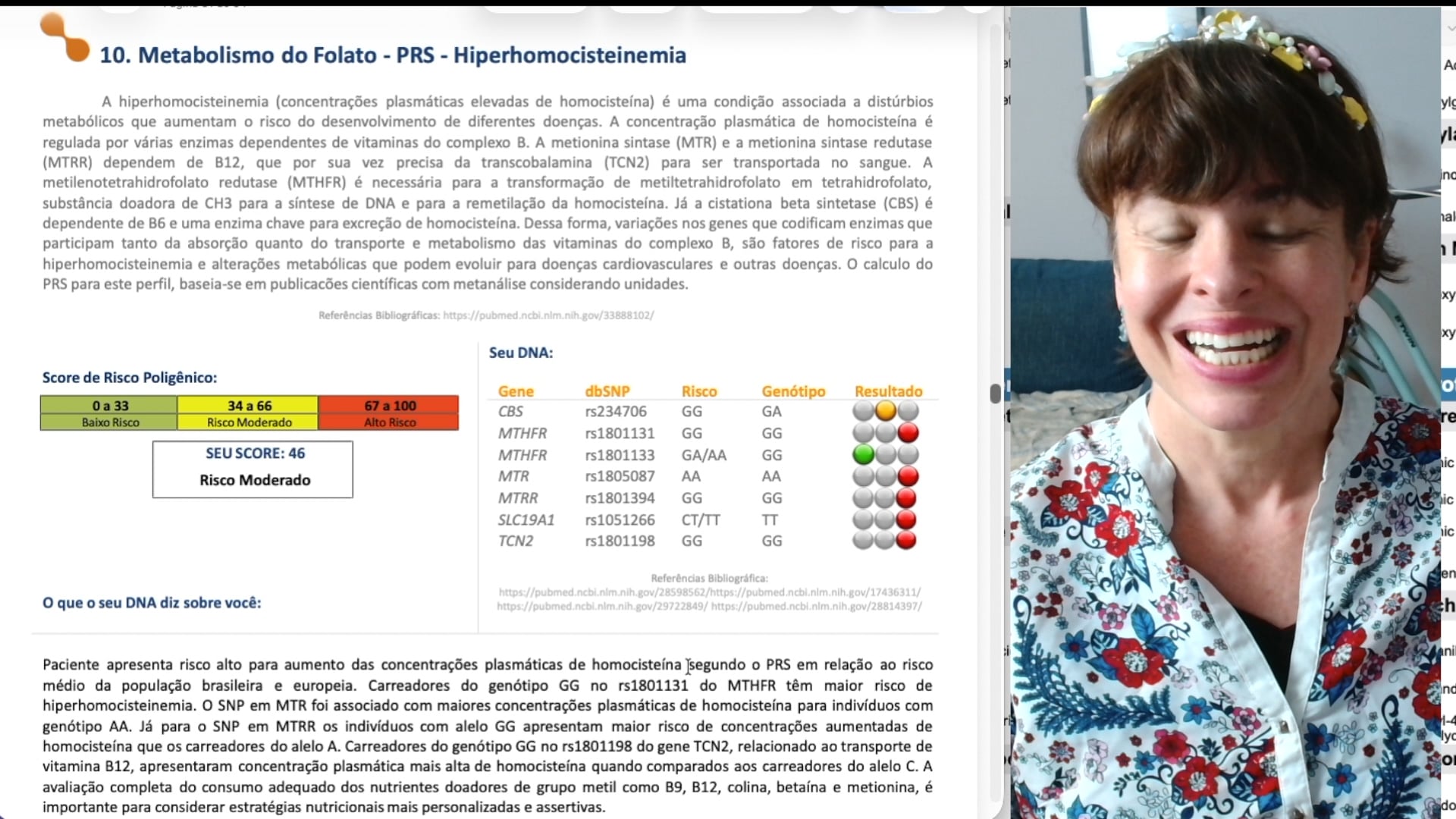 b9 e b12 - exame genético e metabolômico